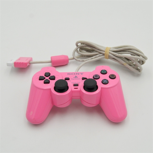 Playstation 2 Controller - Pink - PS2 Tilbehør (B Grade) (Genbrug) 